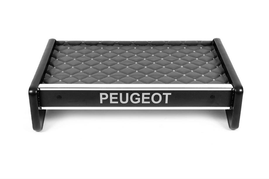 Peugeot Boxer 2006-2025 Tablette de tableau de bord (Gris avec surpiqûre grise) à partir de 2014 Image