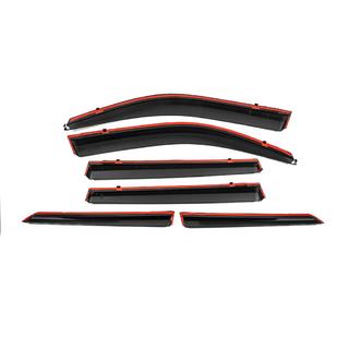 Déflecteurs de vitres avec moulure chromée Niken Luxury (6 pcs) Toyota Land Cruiser Prado 150 2009-2023 photo 4