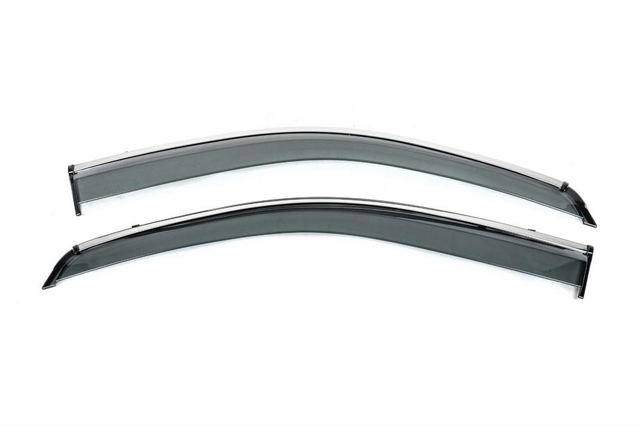 Mercedes Vito/V-class W447 2014- Déflecteurs de fenêtre avec moulure chromée (2 pcs, Niken Future) Photo 3