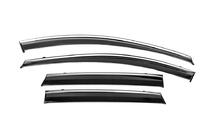 Volkswagen ID.4 2020- Deflecteurs de Vitres avec Moulure Chromee Niken Luxury (4 pcs) photo 2
