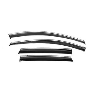 Deflecteurs de Vitres avec Moulure Chromee Niken Luxury (4 pcs) photo 2