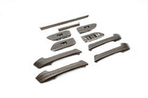 Toyota Land Cruiser Prado 150 2009-2023 Kit d'inserts aspect bois foncé photo 3