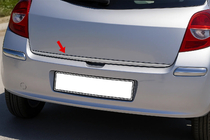 Renault Clio III 2005-2012 Baguette de coffre inox photo 1
