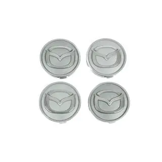 Cache-moyeux gris maz5955tur-sir (59mm à 55mm, 4 pcs) photo 1