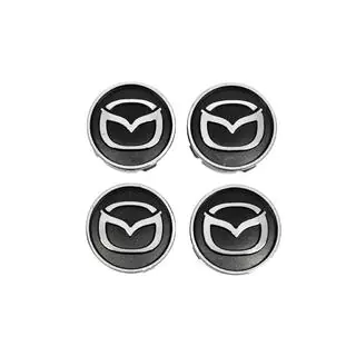 Cache-moyeux noirs maz5955tur-bl (59mm à 55mm, 4 pcs) photo 1