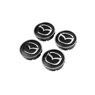 Cache-moyeux noirs maz5955tur-bl (59mm à 55mm, 4 pcs) photo 2