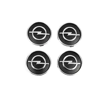 Cabochons de jante noirs o9555tur-bl (59mm à 55mm, lot de 4) photo 2