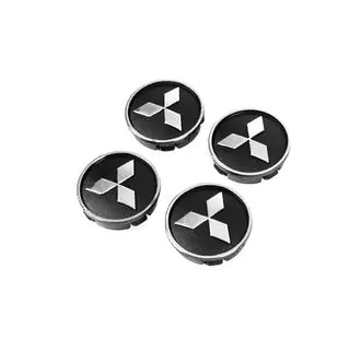 Enjoliveurs de jante noirs mit5955tur-b (59mm à 55mm, 4 pcs) photo 2