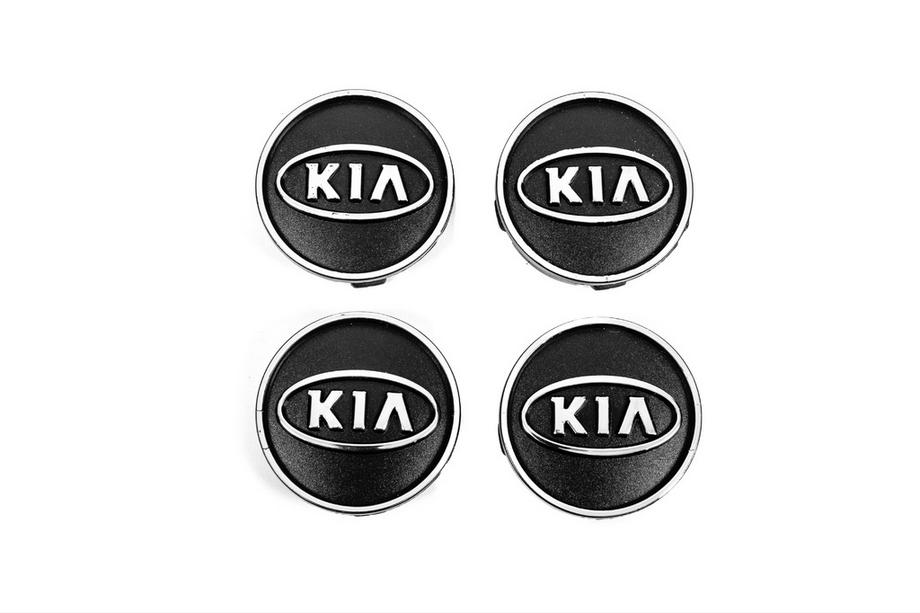 KIA Cabochons de Jante Noirs kia60tur-bl (59mm à 55mm, 4 pcs) Photo 2