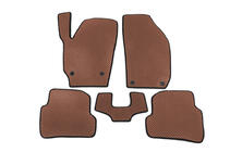 Skoda Fabia 2007-2014 Tapis de sol EVA (Marron) photo 1