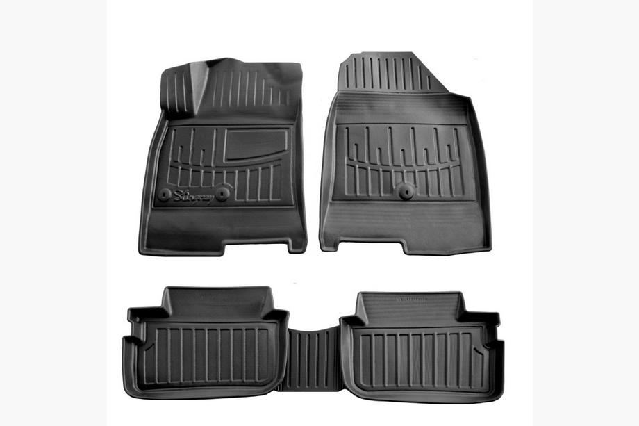Hyundai Ioniq 2016-2022 Tapis de sol Stingray 3D (electric) (USA) (5 pcs, Polyuréthane) Image