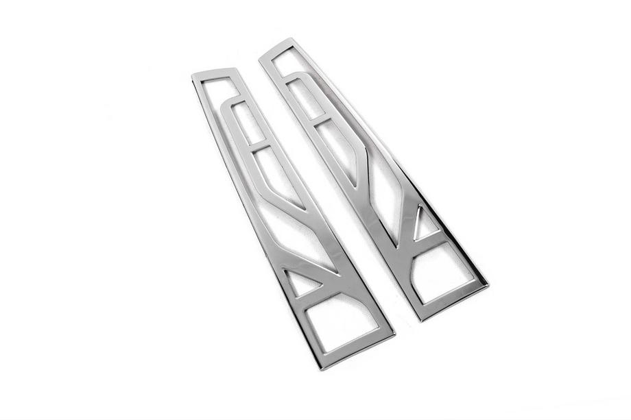 Mercedes Sprinter W907/W910 2018- Caches Feux Arrière V-1 (2 pcs, inox) Carmos Photo 3