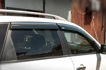 Kia Sorento II XM 2009-2014 Déflecteurs de vitres avec moulure chromée (4 pcs, Niken) photo 2