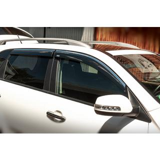 Déflecteurs de vitres avec moulure chromée (4 pcs, Niken) photo 1