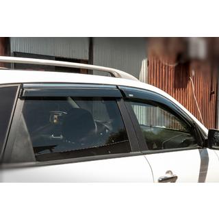 Déflecteurs de vitres avec moulure chromée (4 pcs, Niken) photo 2