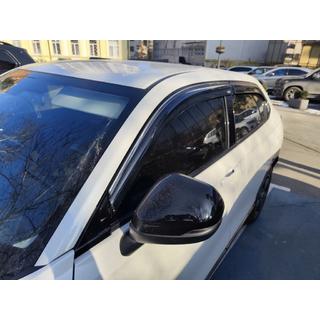Déflecteurs de vitres avec moulure chromée (4 pcs, Niken) photo 4