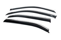 Honda eNP1 2022- Déflecteurs de vitres avec moulure chromée (4 pcs, Niken) photo 6