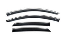 Opel Corsa F 2019- Déflecteurs de vitres avec moulure chromée (4 pcs, Niken) photo 1