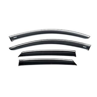 Déflecteurs de vitres avec moulure chromée (4 pcs, Niken) photo 1