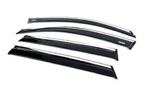 Skoda Kamiq 2019- Déflecteurs de vitres avec moulure chromée (2019-2023, 4 pcs, Niken) photo 3