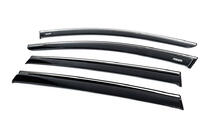Dacia Sandero 2021- Déflecteurs de vitres avec moulure chromée (4 pcs, Niken) photo 2