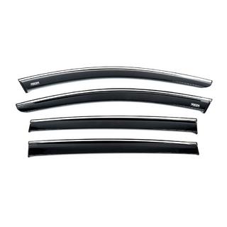 Déflecteurs de vitres avec moulure chromée (4 pcs, Niken) photo 1