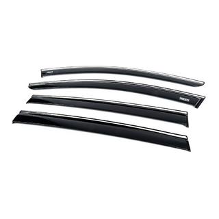Déflecteurs de vitres avec moulure chromée (4 pcs, Niken) photo 2