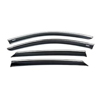 Déflecteurs de vitres avec moulure chromée (4 pcs, Niken) photo 1