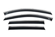 Hyundai I-20 2020- Déflecteurs de vitres avec moulure chromée (4 pcs, Niken) photo 1