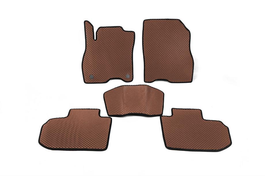 Nissan Leaf 2017- Tapis de sol EVA (Marron) Image
