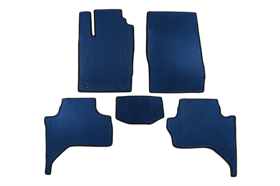 Mitsubishi L200 2015-2024 Tapis de sol EVA (Long base, Bleu) Image
