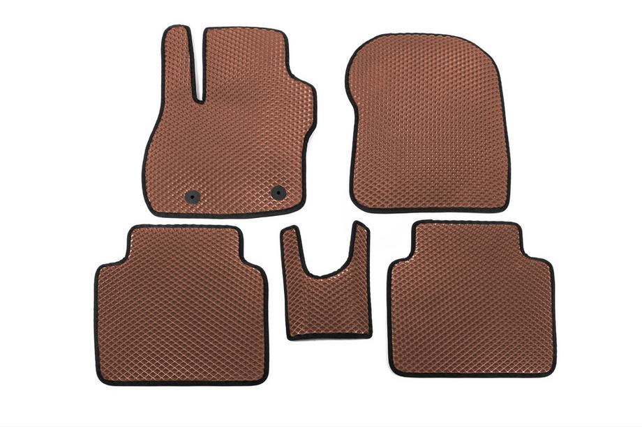 Renault Zoe 2012-2019 Tapis de sol EVA (Marron) Image