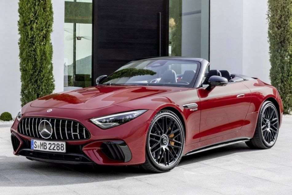 Test de la nouvelle génération de Mercedes Classe SL à deux portes