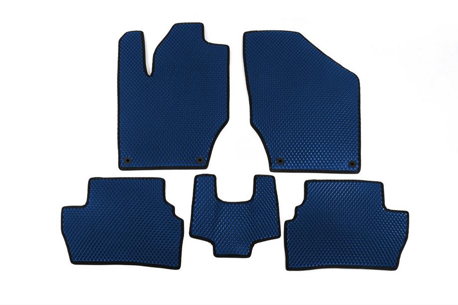 Peugeot 308 2007-2013 Tapis de sol EVA (Bleu) Image