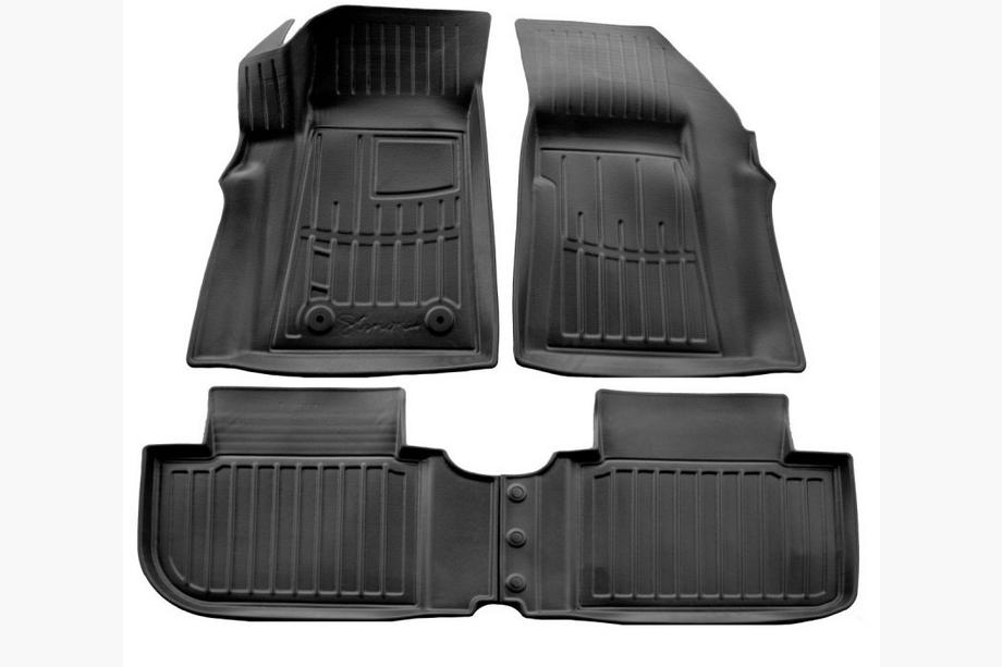 Chevrolet Menlo 2021-2023 Tapis de sol en caoutchouc Stingray 3D (4 pcs) Image