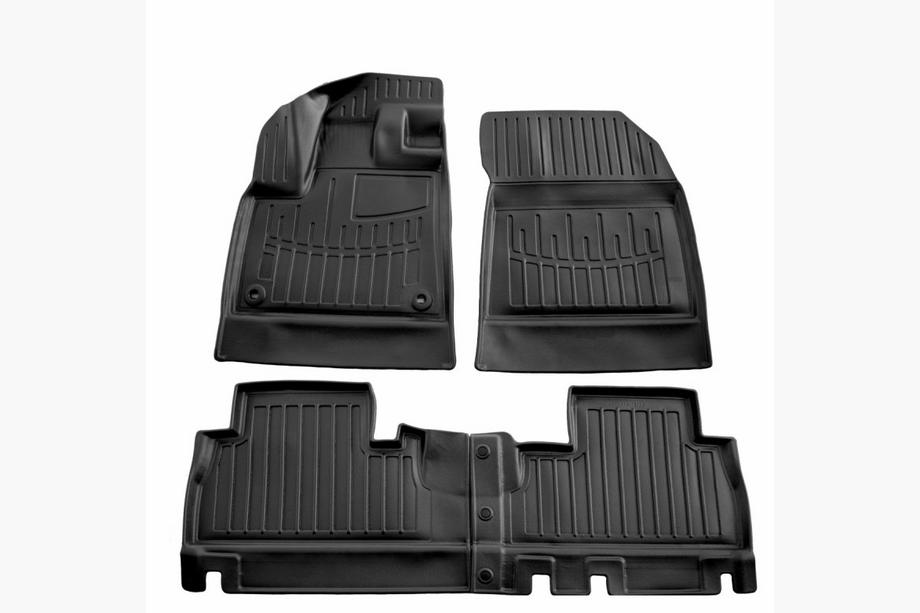 Citroen Berlingo/Multispace 2018- Tapis de sol caoutchouc Stingray 3D (sans accoudoir) (4 pcs) Image