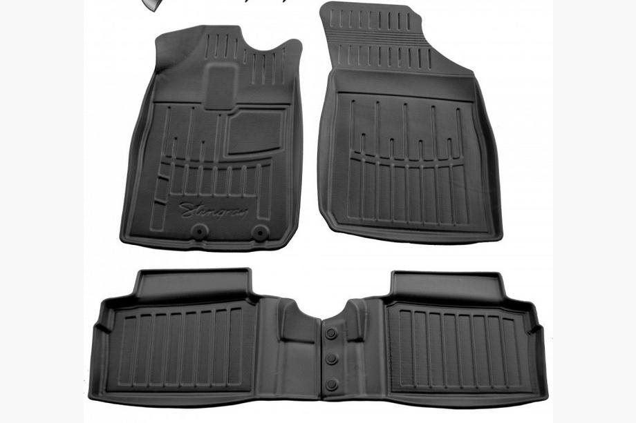 Dacia Spring 2021- Tapis de sol en caoutchouc Stingray 3D (4 pcs) Image