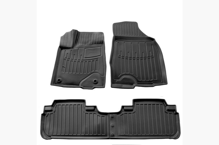 Toyota Highlander 2013-2019 Tapis de sol en caoutchouc Stingray 3D (4 pcs) Photo 1