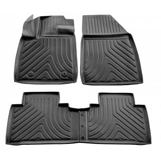 Tapis de sol en caoutchouc Stingray 3D (4 pcs)