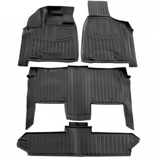 Tapis de sol en caoutchouc Stingray 3D (4 pcs)