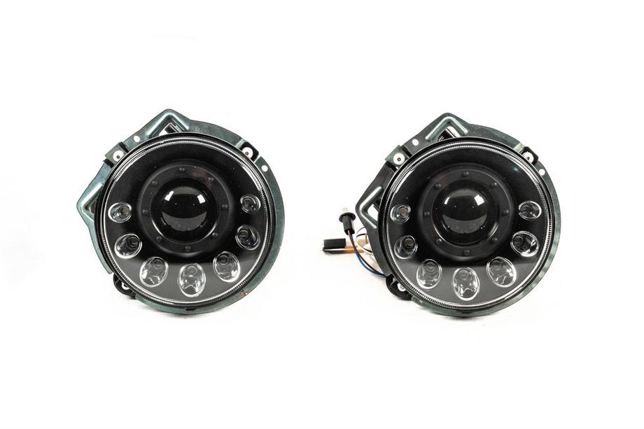 Mercedes G class W463 1990-2018 Phares Avant Manor Black LED (2006-2017) Image