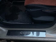 Renault Clio III 2005-2012 Seuils de porte Carmos (4 pcs, inox) photo 2
