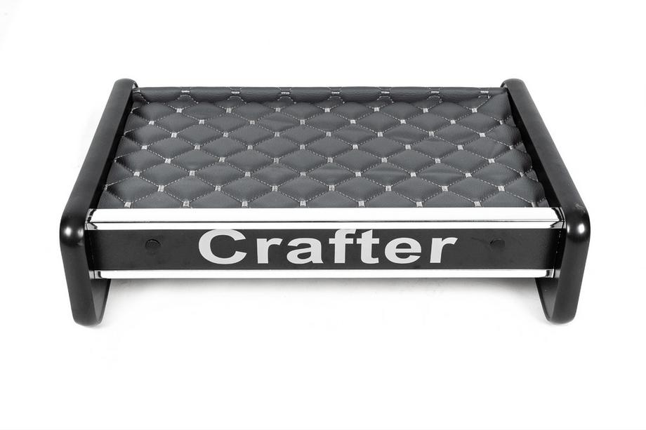 Volkswagen Crafter 2016- Tablette de tableau de bord (Gris avec surpiqûre grise) Image