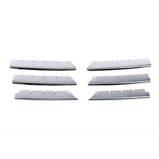 Couvre-Calandre Chromés (Modèle 2004-2006, 6 pièces, Acier Inoxydable) Renault Megane II 2004-2009 photo 3