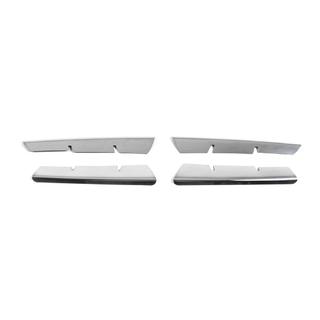 Couvre-Calandre Chromés (Modèle 2006↗, 4 pcs, Acier Inoxydable) Renault Megane II 2004-2009 photo 2