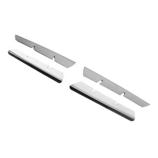 Couvre-Calandre Chromés (Modèle 2006↗, 4 pcs, Acier Inoxydable) Renault Megane II 2004-2009 photo 3