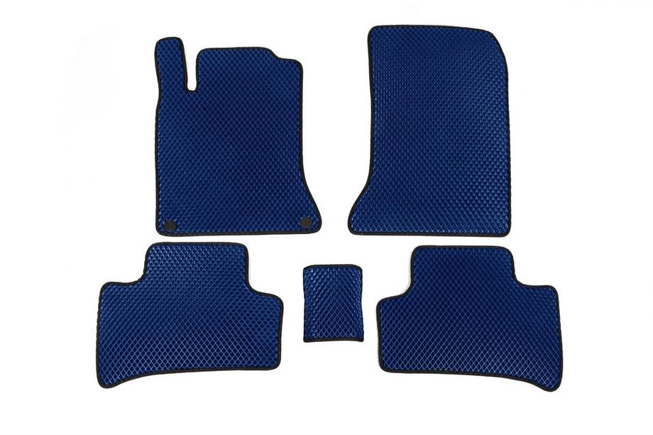 Mercedes B-class W246 2011-2018 Tapis de sol EVA (2014-2018, Electric, Bleu) Image