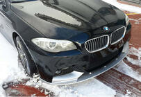 BMW 5 Series F10/F11 2010–2016 Lame avant DPT Lip V-2 (pour M-Performance, noir brillant) photo 2