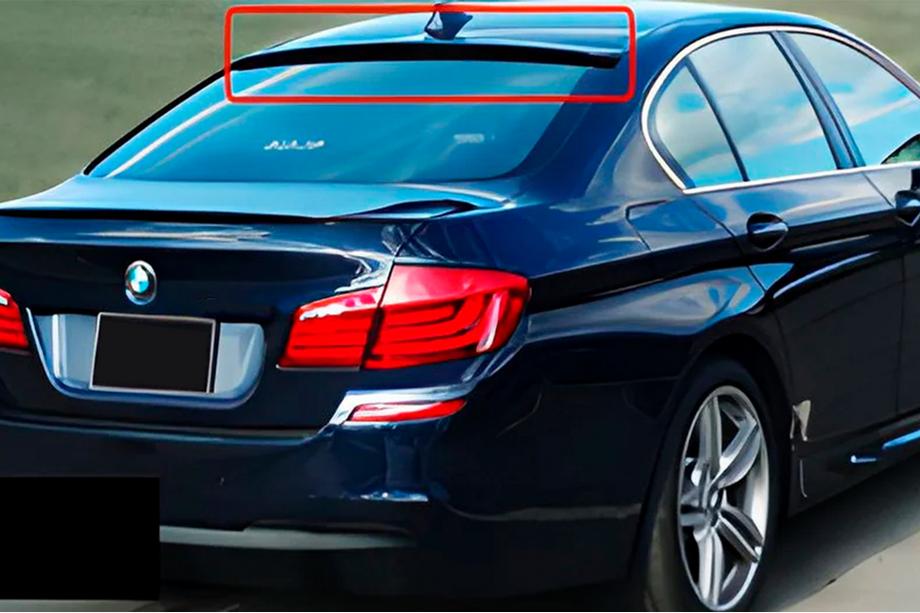BMW 5 Series F10/F11 2010–2016 Aileron arrière DPT (pour F10, Noir Brillant) Image