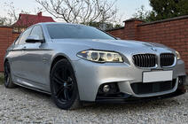 BMW 5 Series F10/F11 2010–2016 Bas de caisse DPT V-1 (pour bas de caisse M-Sport/M5, noir brillant) photo 1